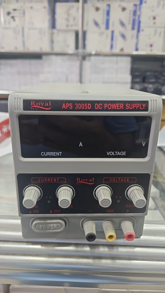 Alimentation de laboratoire DC – Royal APS 3005D au Maroc | SmartDS