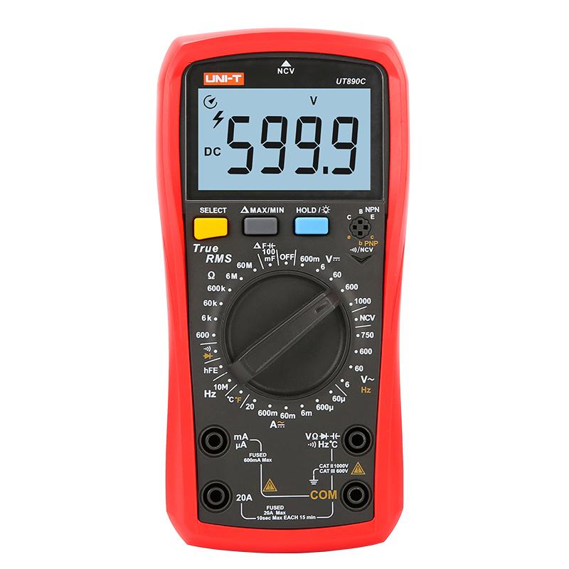 Multimètre Numérique UNI-T UT890C True RMS 6000 Points – Maroc